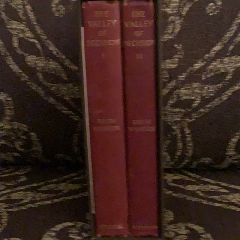 The Valley if Decision, First Edition 2 volumes